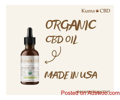Get The Best Organic CBD Oil Made In USA By Kuma Organics