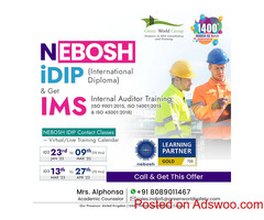 Boost your career to Next level with NEBOSH IDip qualification…!!
