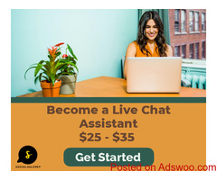 Remote Live Chat Agent ($25-$35)