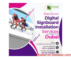 Rope Access Signboard Installation/Removal Service…!!