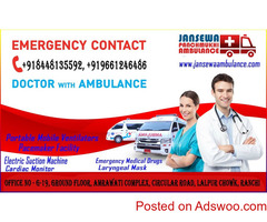 Road Ambulance in Ranchi with Hi-Tech Medical Features