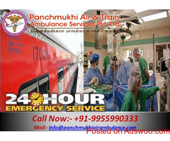 Get Panchmukhi Train Ambulance from Guwahati to Chennai with World Class ICU Facility