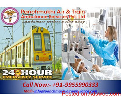 Get Medical Train Ambulance from Guwahati to Delhi with Complete ICU setup