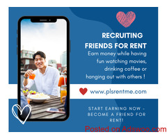 Earn an Extra Income as Rental Friend Today