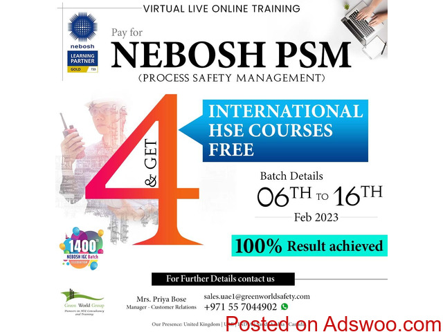Register for our most demanded course in the Safety field..! - 1/1