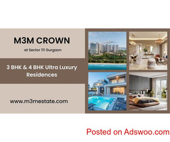 Flats in M3M Crown Gurgaon - An Opportunity of A Lifetime