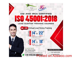 Pursue ISO Lead Auditor Course at Special Offer Price...!!