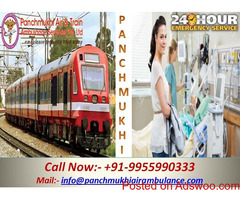 Get Amazing and Fast ICU Train Ambulance from Patna to Delhi with Expert Medical Team