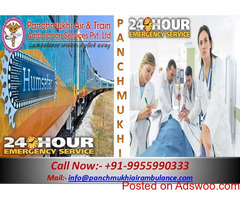 Get Advance ICU Train Ambulance from Patna to Mumbai by Panchmukhi