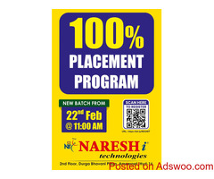 100% Placements Program - NareshIT