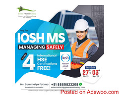 Enroll IOSH MS Course & Grab Free Certificate…!!!