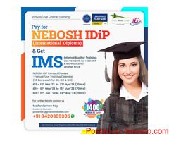 Important Announcement for NEBOSH IDip Course...!!