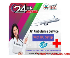 Hire Air Ambulance in Ranchi by King with Well-Equipped Medical Crew