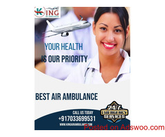 Use Air Ambulance in Guwahati by King with Specialist Medical Squad