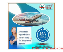 Get Air Ambulance in Siliguri by King with Low Budget