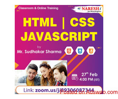 Attend Free Demo on HTML | CSS | JavaScript Training - NareshIT