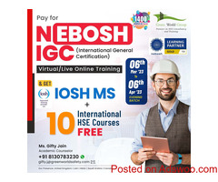 Become a Safety Expert with NEBOSH IGC..!!