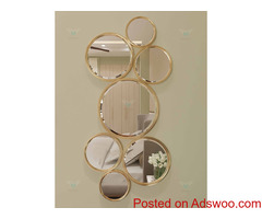 Bubble Blast Decorative Mirror| Metal Frame Mirrors - Mirrorwalla