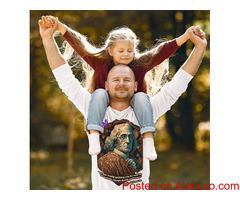 Portrait Print Midweight Sweatshirt