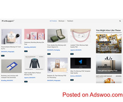 Pixnugget - collection of free mockups for designers and creatives