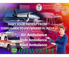 Get Finest Medical Air and Train Ambulance Service in Dibrugarh – Panchmukhi