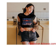 American Patriot Women’s Cropped T-Shirt