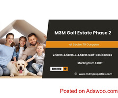 M3M Golf Estate Phase 2 Sector 79 Gurgaon