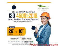 Get ISO Lead Auditor Training Now....!!