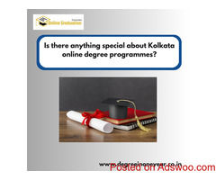 Is there anything special about Kolkata online degree programmes?