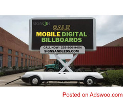 Mobile Billboard Advertising for Sale |  Mobile LED Billboard