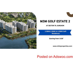 New-Launch M3M Golf Estate 2 Gurugram - A Lavishly Superior Lifestyle Awaits