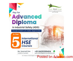 Enroll Advanced Diploma in Industrial Safety Course in Chattisgarh