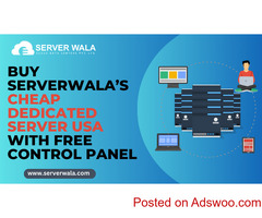 Buy Serverwala’s Cheap Dedicated Server USA With Free Control Panel