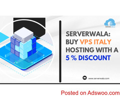 Serverwala: Buy VPS Italy Hosting with a 5% Discount