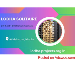 Lodha Solitaire Mahalaxmi Mumbai - Newly Renovated With Amazing Space