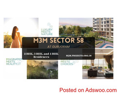 M3M Sector 58 Gurgaon - Get A New With A View.