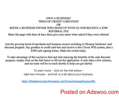 OWN A BUSINESS? TIRED OF CREDIT CARD FEES?