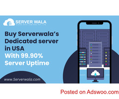 Buy Serverwala’s Dedicated server in USA With 99.90% Server Uptime