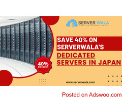 Save 40% on Serverwala's Dedicated Servers in Japan