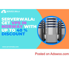 Serverwala: Get VPS in Norway With Up To  40 % Discount