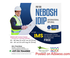 Advance your career by upgrading your skills with NEBOSH (international diploma)!!!