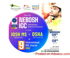 Green World's exclusive deals on NEBOSH IGC …!!