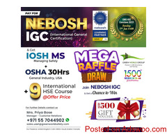 Take part to win a gift voucher worth 500 AED by joining NEBOSH IGC