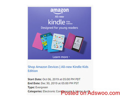 FIRE HD10 & ALL-NEW KIDS KINDLE - DISCOUNTED!!