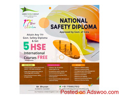 Excellent opportunity for Freshers and future HSE professionals...!!