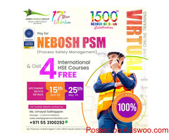 Limited-Time Offer: Enrol in NEBOSH PSM Course and Get 4 HSE Courses Absolutely FREE!