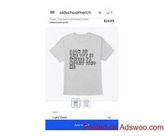 Shop at oldschoolmerch TODAY