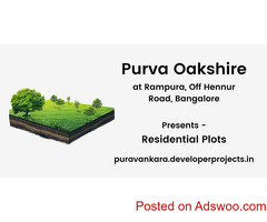 Purva Oakshire Rampura Off Hennur Road In Bangalore