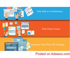 Tally Coaching in Delhi, Kirti Nagar,  Accounting, GST, SAP FICO,SLA, 100% Job