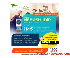 Nebosh IDip Certification in Dubai at OFFER Price!